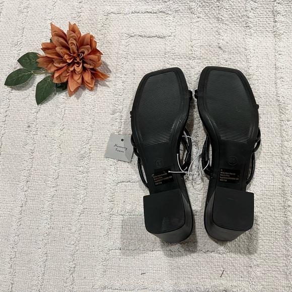 A NEW DAY Black Mules Heel Sandals- Size 11 - Picture 6 of 6
